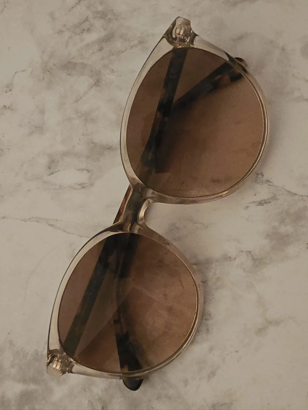 Kate Spade KAIA/F/S Translucent Beige & Tortoise Sunglasses with Case